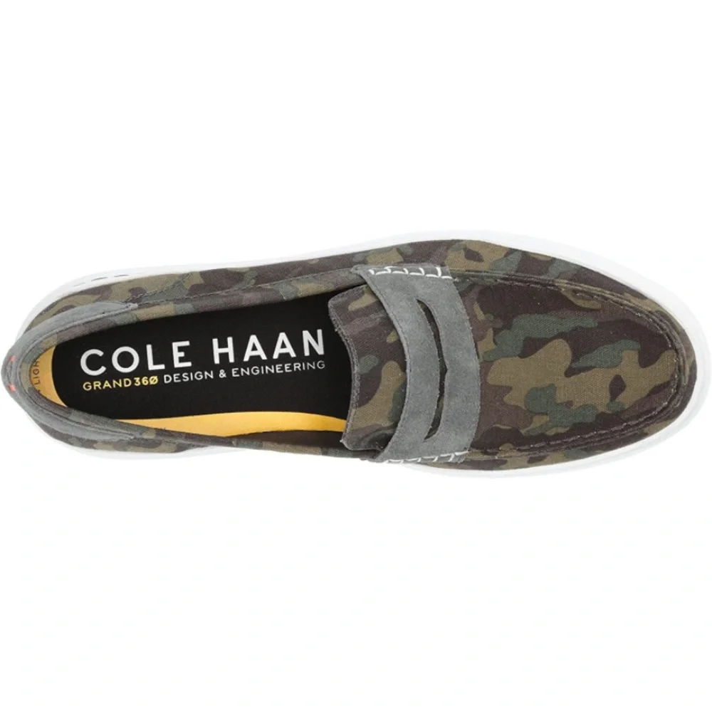 Cole Haan Men's Grandpro Rally Canvas Penny Loafer CAMO/ GRAY Sneaker size 10.5 - Picture 4 of 7
